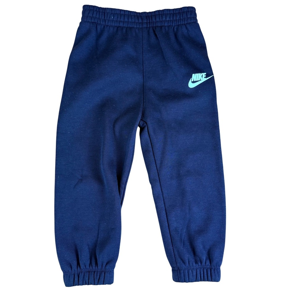 Nike‎ Toddler Jogger Sweatpants Navy Blue 24M Embroidered Logo NWOT